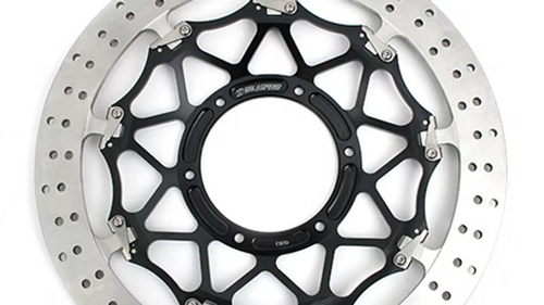 Disc, 320x4.0mm, 6 Bolt, Moto Guzzi Stelvio, Front, Floating, Black Carrier - 08200304
