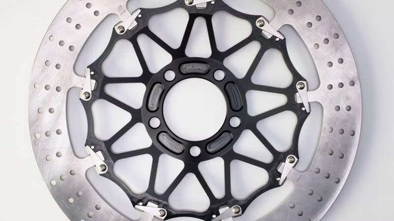 Disc, 320x4.0mm, 6 Bolt, Moto Guzzi Stelvio, Front, Floating, Black Carrier - 08200304
